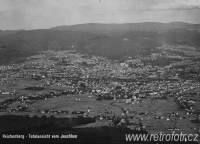 Pohled na Liberec z výšky