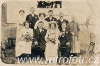 Svatební společná fotografie
