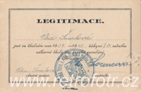 Legitimace žákyně chrudimské školy