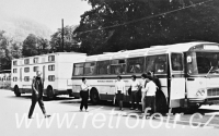 Autobus Karosa s rotelem